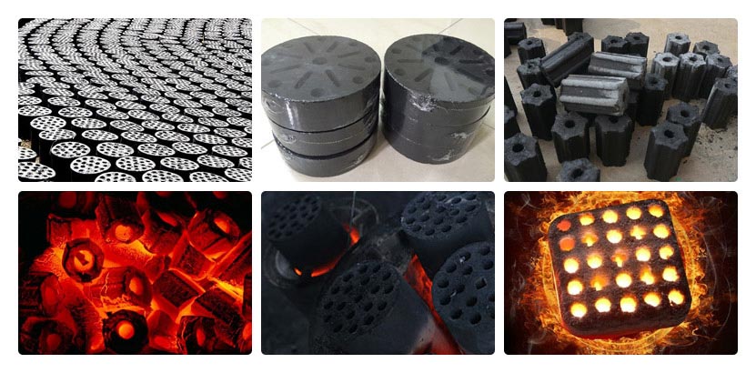 Charcoal briquette from Honeycomb briquette machine | Punching Type Coal/charcoal Briquette Machine