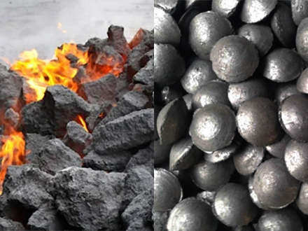 The magical transformation from coal to coke briquettes