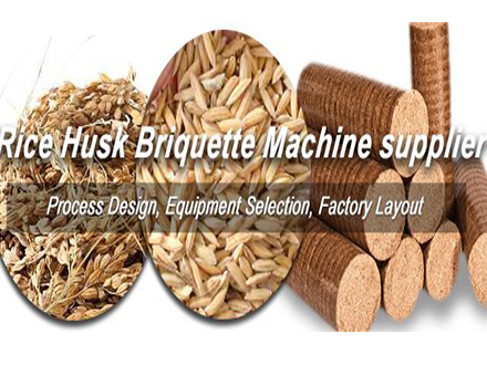 How to turn 100,000 tons of rice husks and straw into biomass briquettes?